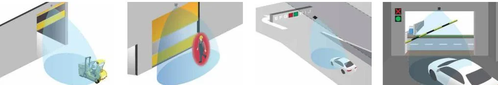 Microwaves Radar Motion Sensor Equipped with Dual Relays